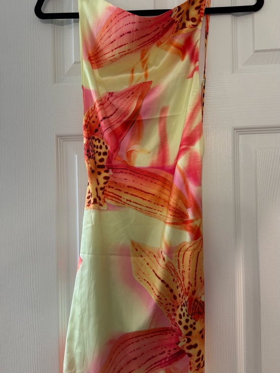 Jaded London Dresses & Skirts - Jaded London Yellow, Pink & Orange Floral Backless Dress